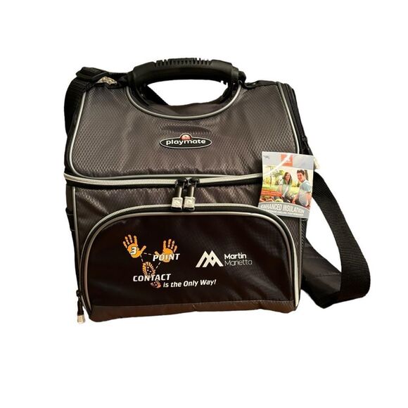 Igloo Playmate 18-Can Cooler or Lunchbox Black and Gray NWT - Picture 5 of 6